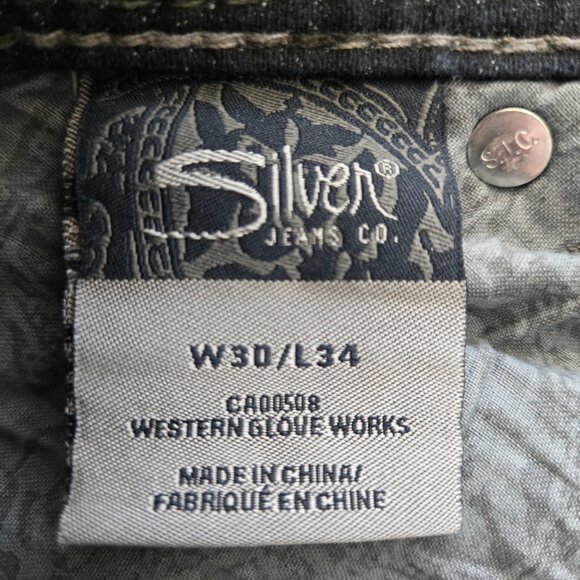 Silver Suki Dark Wash Denim W30 L34 - Picture 7 of 8